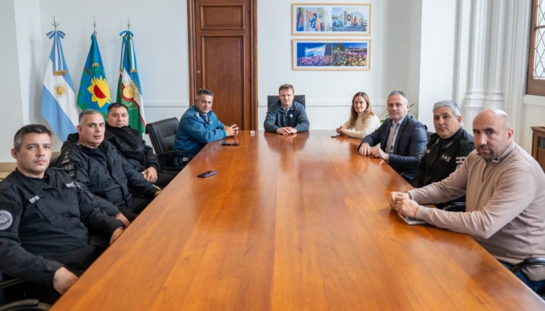 El intendente recibió al jefe del Servicio Penitenciario Bonaerense y autoridades del Complejo Centro Sur