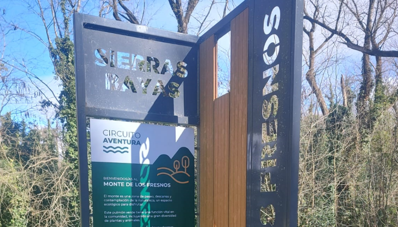 El Municipio solicita a la comunidad cuidar la nueva cartelería instalada en el Monte de los Fresnos