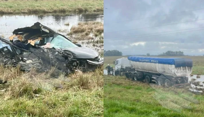 Un olavarriense involucrado en un fuerte choque en la Ruta 3