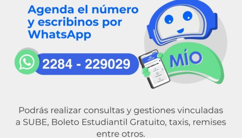 MIO el chatbot del Municipio incorpora trámites relacionados con Transporte