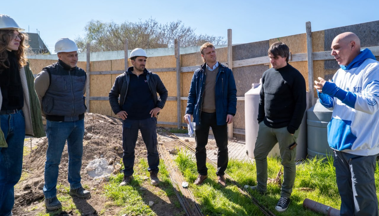 El Intendente recorrió la obra de ampliación y reforma del edificio de la Escuela Secundaria N° 12 y Primaria N° 24