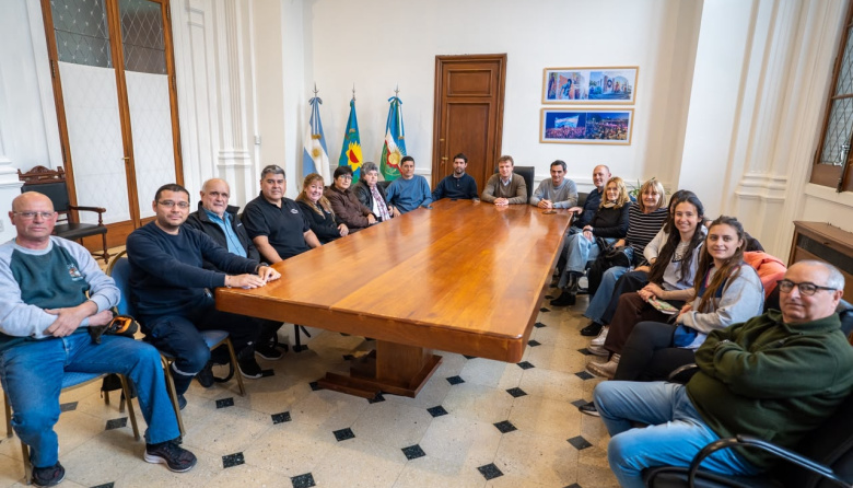 El intendente Wesner se reunió con organizadores de la 4° edición de la Fiesta de la Torta Frita