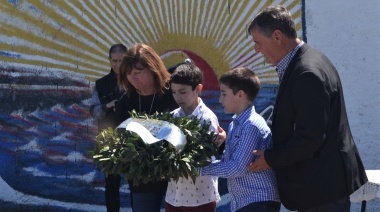 Sin la presencia de Galli, familiares de Wagner Clar homenajearon a los tripulantes del ARA San Juan