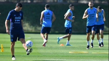 La Selección post debut: práctica, calor y encuentro familiar