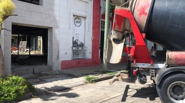 Continúan las obras en el Comité Radical