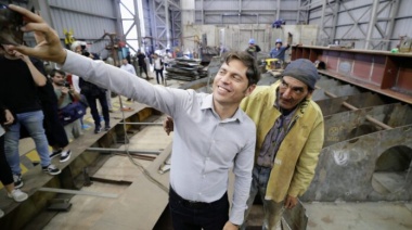 Kicillof presentó un programa para la “modernización tecnológica” de los puertos