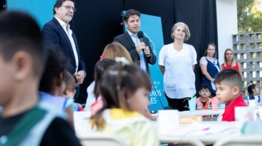 Kicillof: “las clases comenzaron en tiempo y forma porque recuperamos el salario de los educadores”