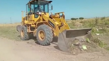 Se realiza limpieza de basurales en distintos puntos de la ciudad