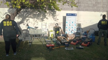 Secuestraron gran cantidad de herramientas en un allanamiento