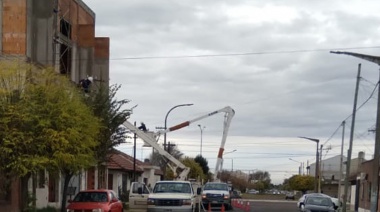 Corte del servicio eléctrico en un sector de San Vicente