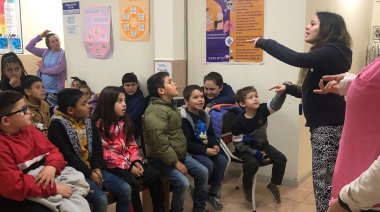 Niños y niñas hicieron un taller de higiene y cuidado del cuerpo
