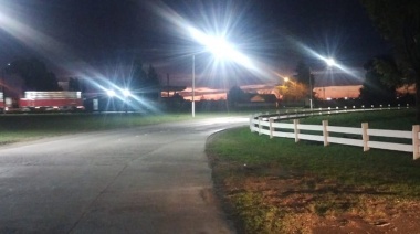 Se realizó un recambio de luminarias en Loma Negra