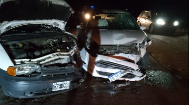 Fuerte choque en la “S” de Sierra Chica, una mujer resultó herida y fue trasladada al Hospital