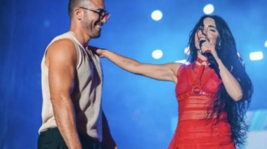 Lali Espósito hizo delirar al público español junto al actor Miguel Ángel Silvestre