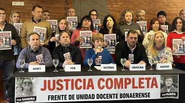 “Abrazamos a las familias de Sandra y de Rubén y a toda la Comunidad de Moreno”