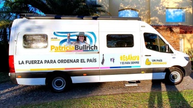 Bullrich se sube a una casa rodante para apuntar la campaña: “No vamos a hacer lo mismo que en 2015”