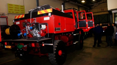 Llegaron 3 nuevas unidades al Cuartel Central de Bomberos Olavarría