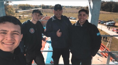 Bomberos de Olavarría participó del Desafío Dar Más