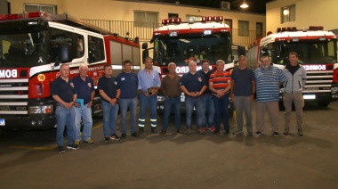 Bomberos se reunió con empresas y productores