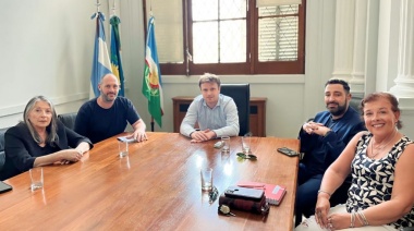 Reunion entre Wesner y la Unión de Colectividades para planificar el año