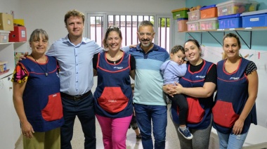 Wesner visitó el Jardín Maternal "Principito"
