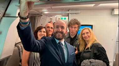 Javier Milei regresó al país tras su gira por Israel, Italia y el Vaticano