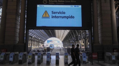 Trenes: Tras la fuerte adhesión al paro, el Gobierno analiza sanciones para el gremio