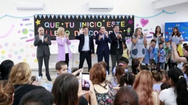 Kicillof inaugura ciclo lectivo 2024 y un nuevo edificio escolar en Florencio Varela