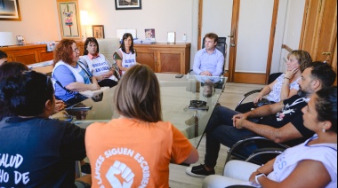 Wesner recibió a referentes de la comunidad académica de la UNICEN