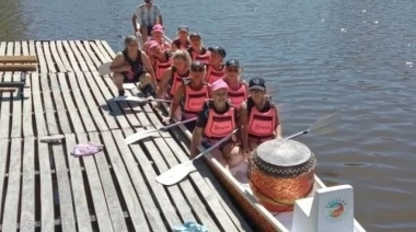 Ola Rosa invita a remar en su gran Bote Dragón