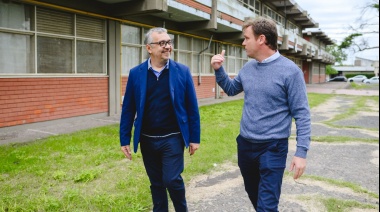 El Intendente junto al  subsecretario de Educación provincial recorrieron obras en escuelas