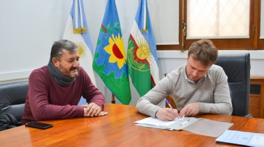 El Municipio firmó un convenio marco con la Asociación Cooperadora de la Escuela Agraria Nº 1