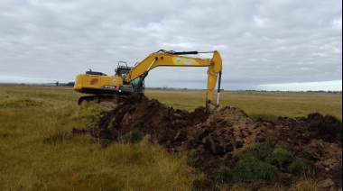 El Municipio inició obras hidráulicas en Sierra Chica