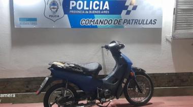 Recuperaron una moto que había sido robada en una vivienda