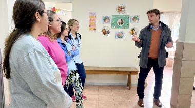 El Intendente Wesner visitó la jornada de salud infantil en barrio Belén