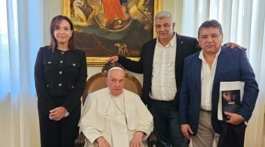 El Papa Francisco recibió a la UATRE para fortalecer acciones contra el hambre