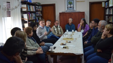 Día del Escritor: Wesner compartió un encuentro con referentes de las Bibliotecas Populares de Olavarría