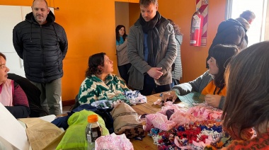 El intendente Maximiliano Wesner visitó el Taller Protegido “Crecer Juntos”
