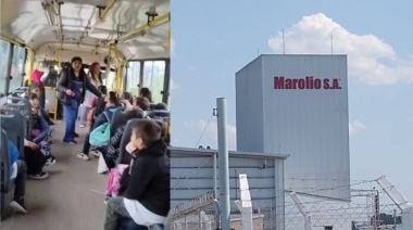 Un grupo de estudiantes cantó la canción de Marolio, hicieron un pedido y la empresa los sorprendió