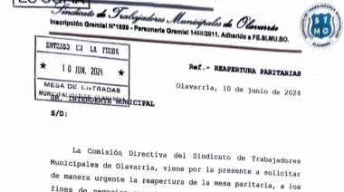 El Sindicato de Municipales pide reapertura de paritarias de manera "urgente"