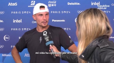 El tenista húngaro Márton Fucsovics asegura que “el mate le cambió la vida” y lo lleva tatuado