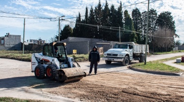 El Municipio realiza trabajos en las calles de ingreso al barrio SCAC