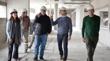 Wesner recorrió el Polo Judicial: “Trabajan 60 personas, con maquinarias y contratación de servicios locales que dinamizan toda la economía”