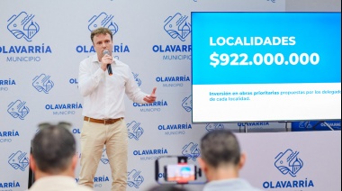Wesner anunció más de U$S 2,3 millones de inversión directa para la ciudad y las localidades
