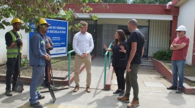 El Intendente Wesner recorrió las instalaciones de la Escuela N° 502