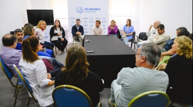 Maximiliano Wesner recibió a médicos del sistema de salud en su día