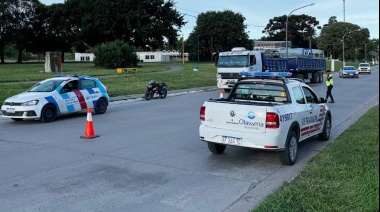 El Municipio realizó un importante operativo de control de carga en Sierras Bayas