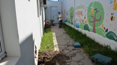El Municipio inició obras de mejoramiento en el Jardín Nº 930