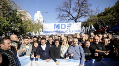 Kicillof en Plaza de Mayo: La detención de Cristina “es responsabilidad de Javier Milei”