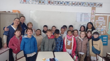 El Programa Municipal “Dejando Huellas” sigue recorriendo establecimientos educativos del Partido